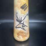 Ceramic vase annotated "lebabel jablat"