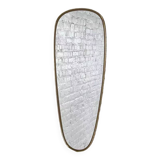 Golden rearview mirror and free form from the 1950s