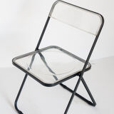 Set of 4 vintage folding chairs published by Stua, Spain 1980.