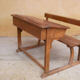 Schoolboy desk desk vintage desk in solid wood