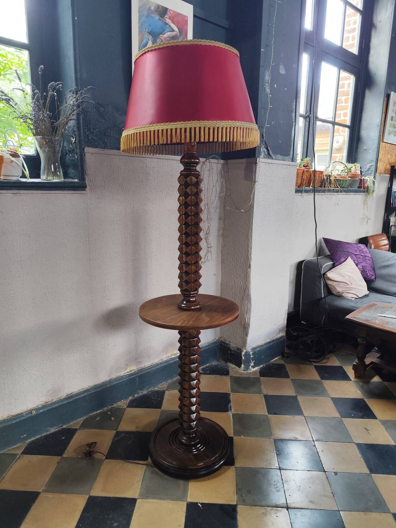 Street lamp in the style of Charles Dudouyt 1940
