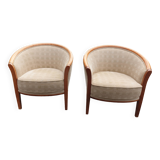 Pair of contemporary armchairs