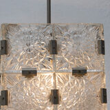 Glass Cube Pendant from Kamenický Šenov, 1970s