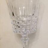 Set of 6 crystal wine glasses