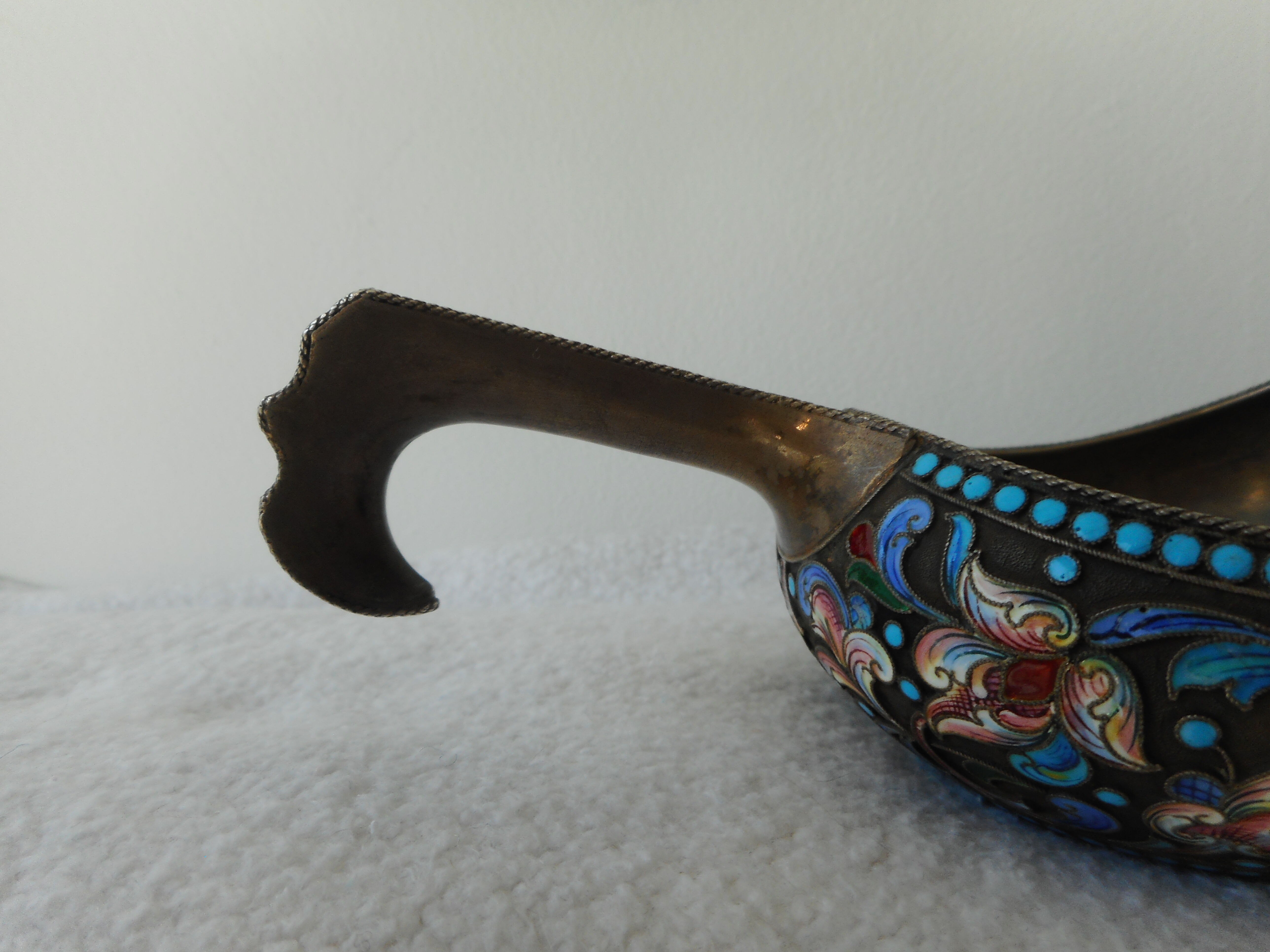 Russian enamelled kovsh