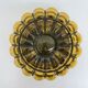 Venetian Murano caged glass flush mount with large bubbles, 1960s
