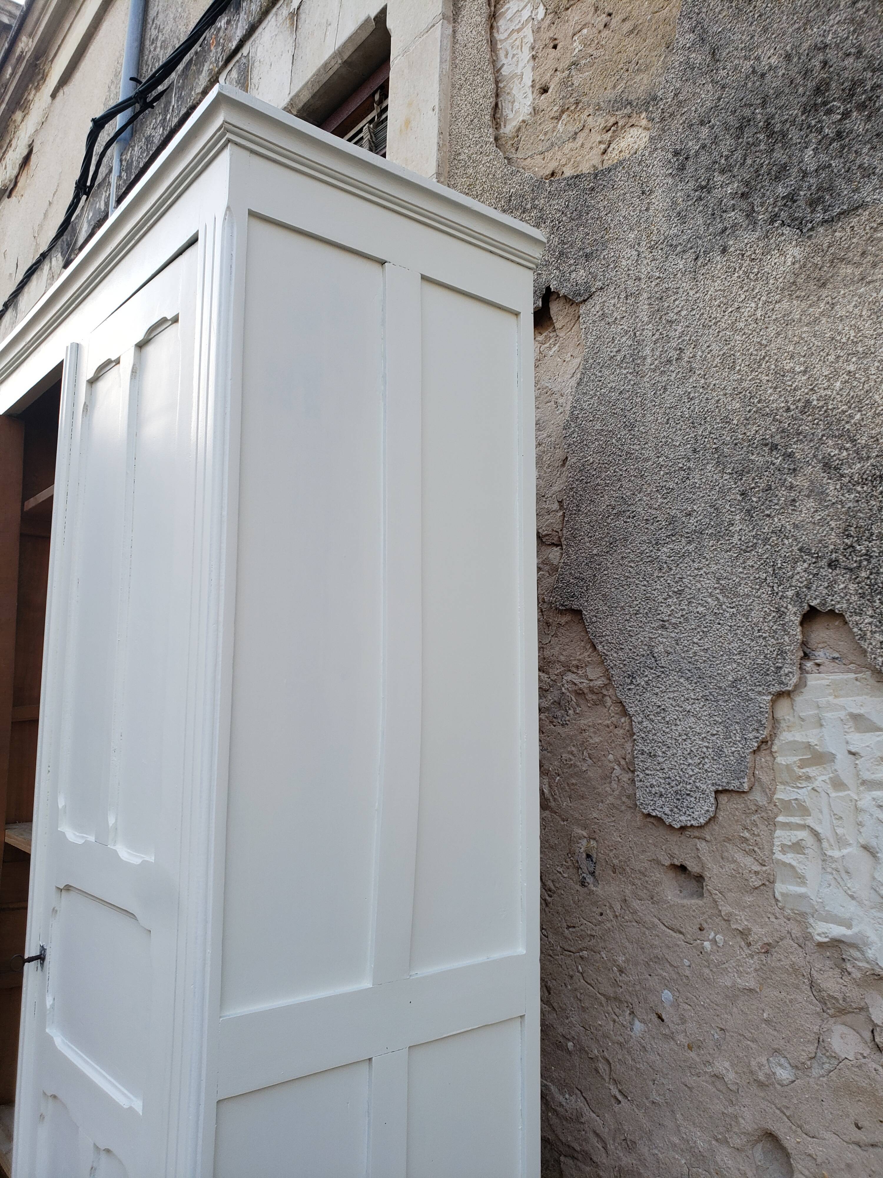 Authentic Parisian off-white wardrobe