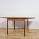 Mid-Century Square Extendable Teak Dining Table, Denmark, 1960s