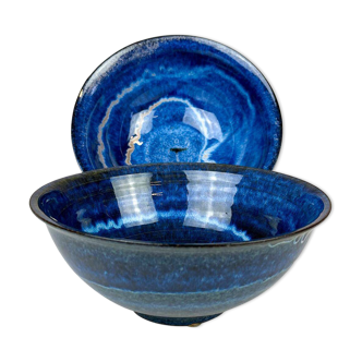 Modernist ceramic bowl by Carl-Harry Stålhane, Design Huset, Sweden.