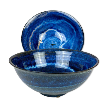 Modernist ceramic bowl by Carl-Harry Stålhane, Design Huset, Sweden.