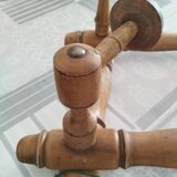 Porte manteau ancien en bambou vintage