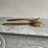 Lot de couverts en nacre ou corne