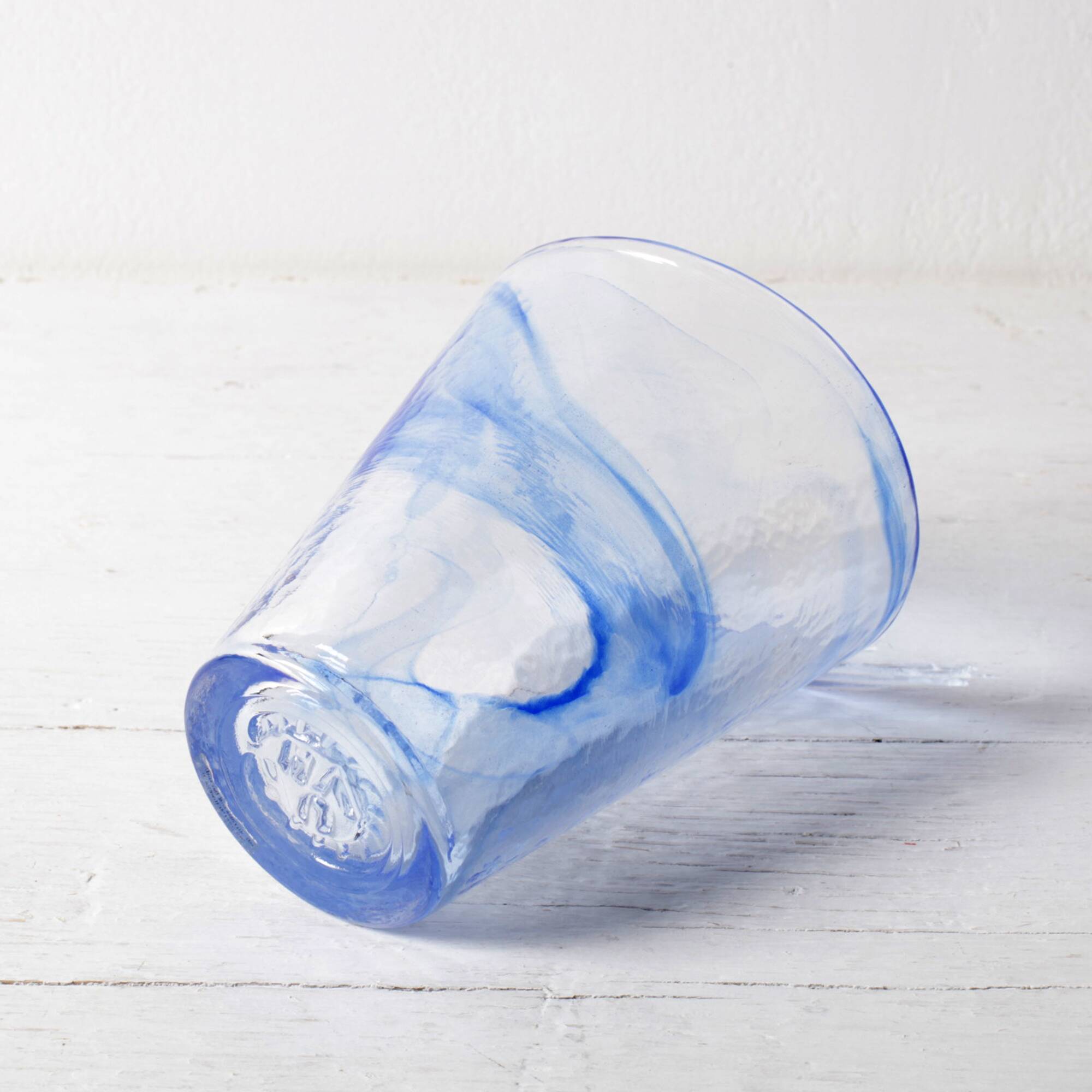 Kosta Boda Blue Glass 'Mine' by Ulrica Hydman Vallien / Sweden / 2002