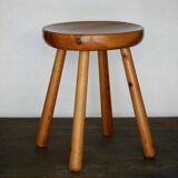 Vintage stool in the style of Charlotte Perriand, 1960s