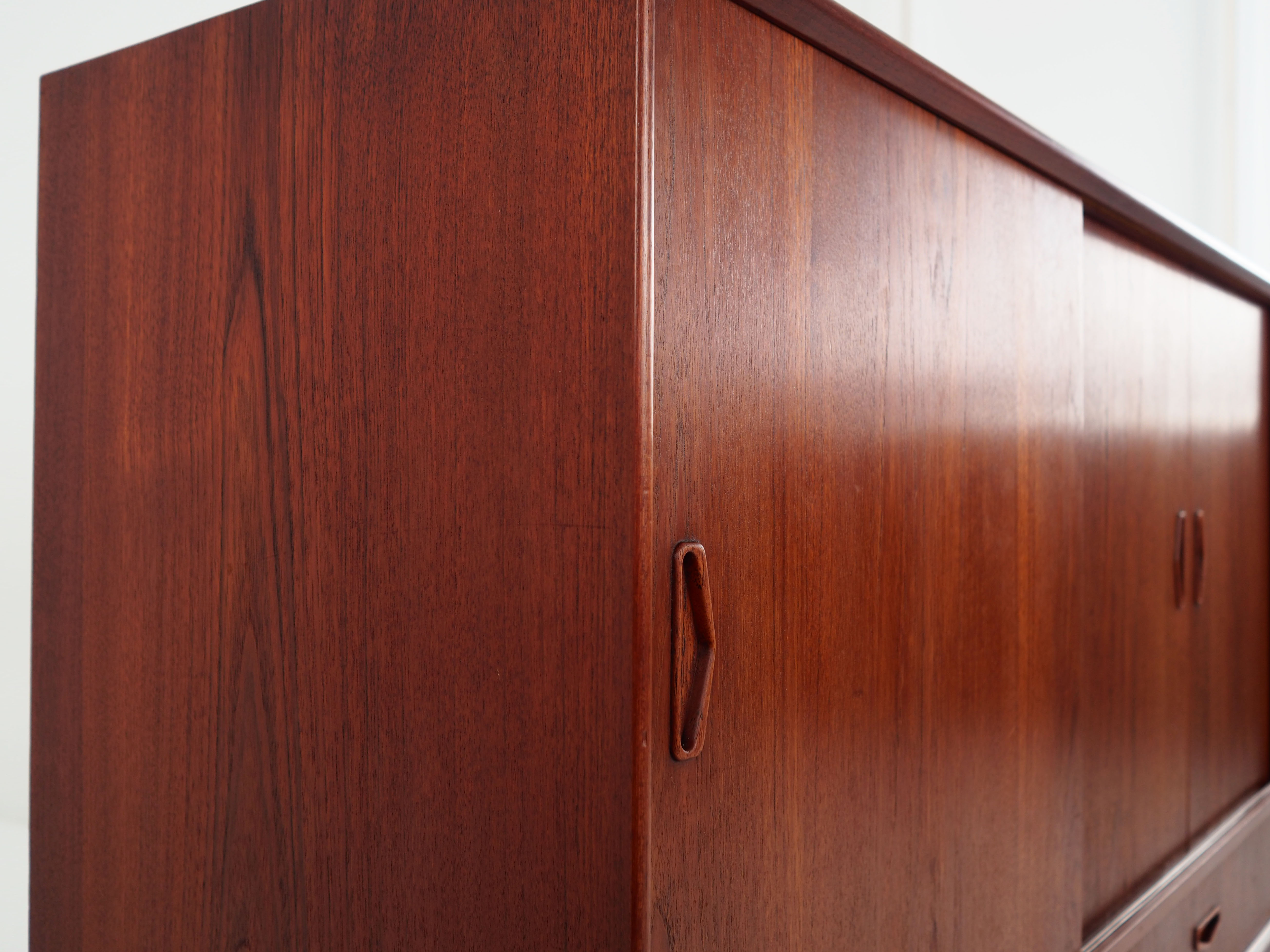 Highboard teak scandinavian design of the 70s