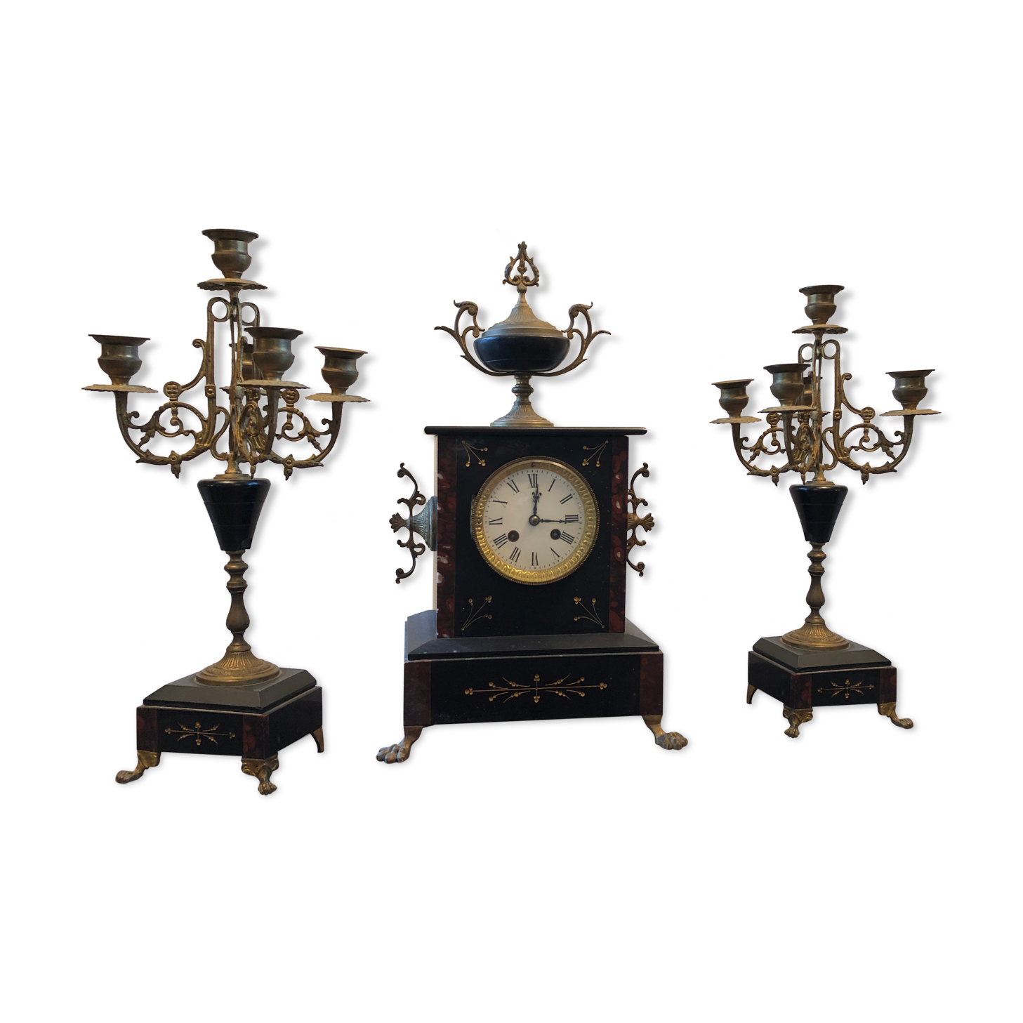 Marble and Regular Clock, Napoleon III