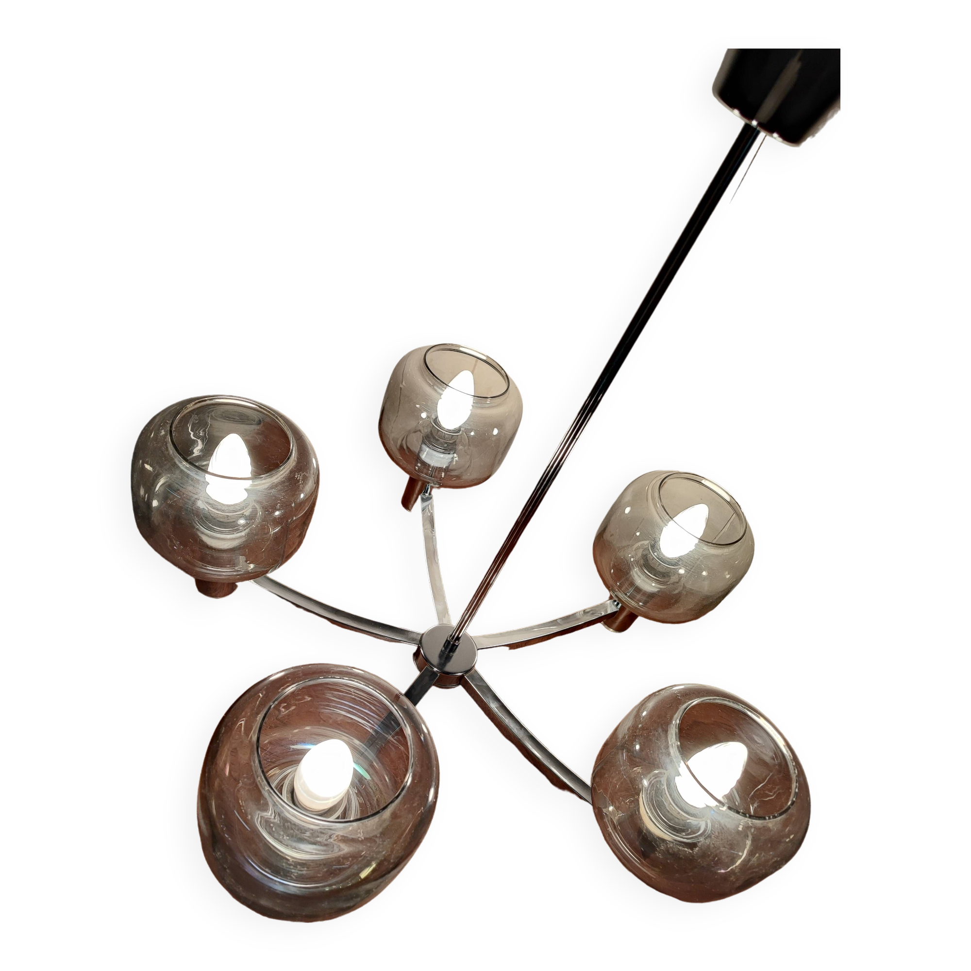 Space age chandelier See Delmas