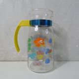 Vintage 70s flower decanter