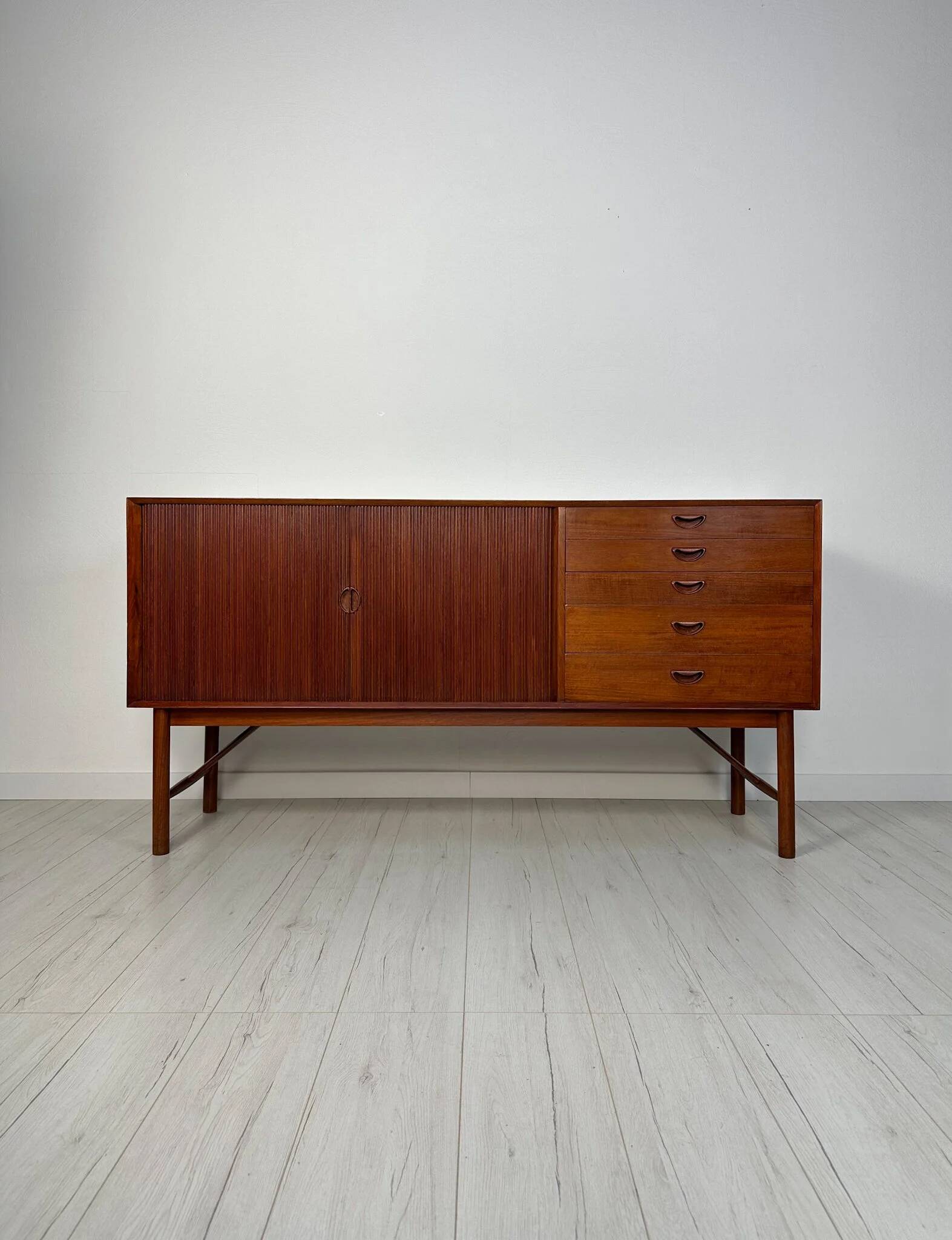 1950s Vintage Peter Hvidt & Orla Mølgaard-Nielsen Danish Teak Sideboard