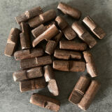 Art Deco corner bookcase