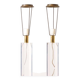 Set of French 1970s Lucite Table Lamps