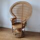 Fauteuil Emmanuelle en rotin et osier