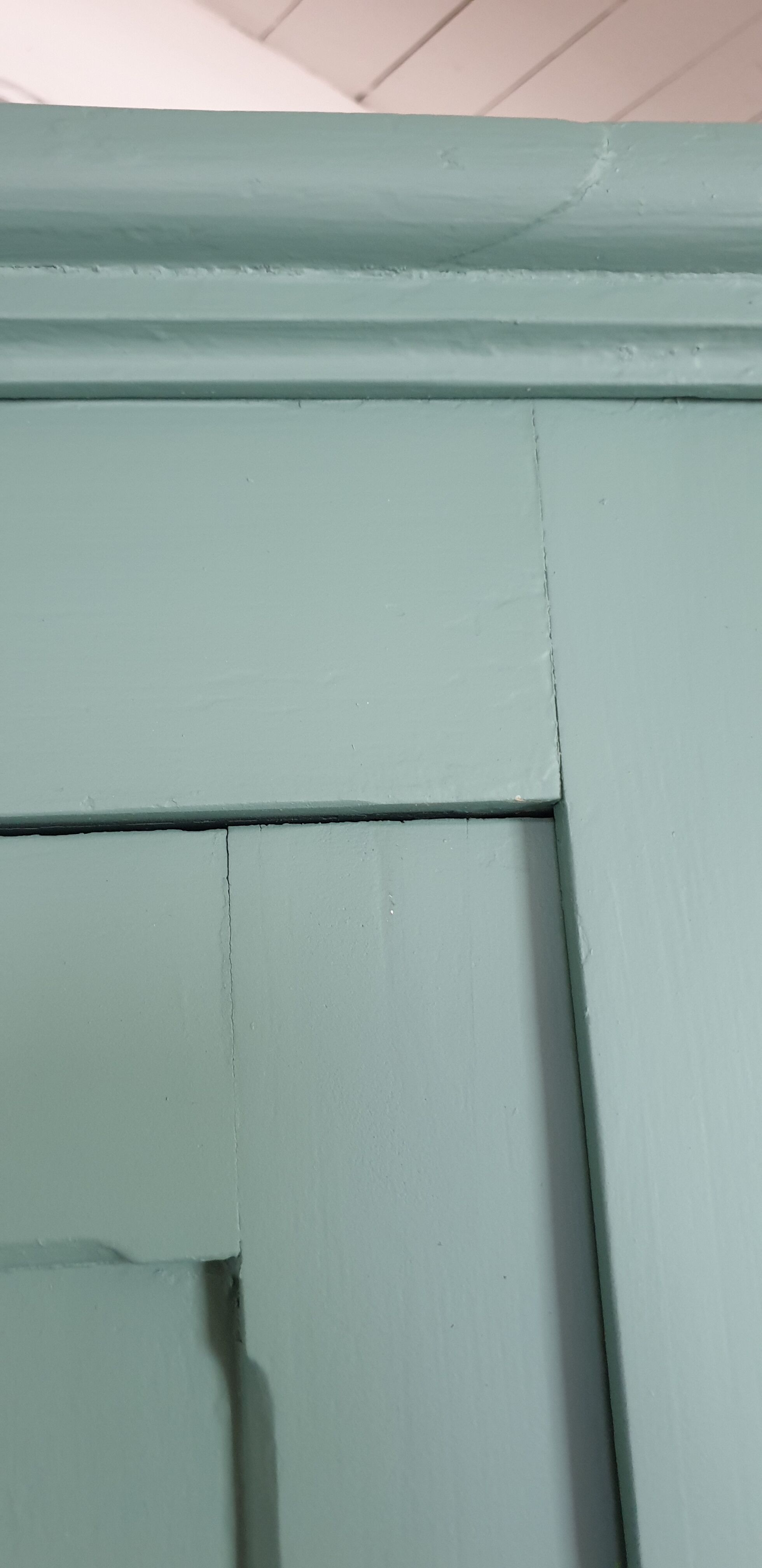 Green grey cabinet