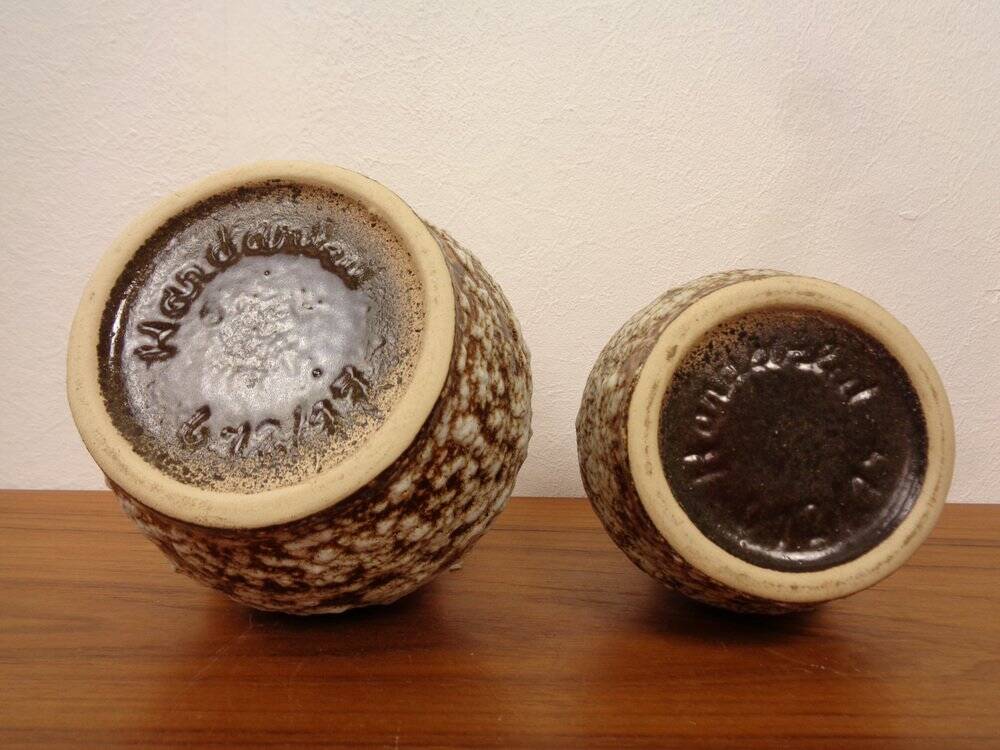 Fat Lava ceramic vases from Jopeko, 1970s, set of 2.