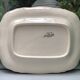 White rectangular dish, signed Digoin Sarreguemines France.