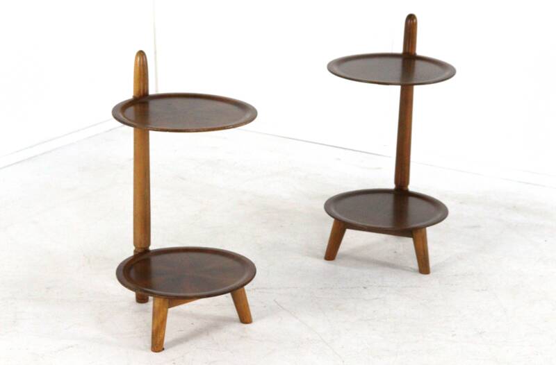 Set of 2 Edmund Jørgensen for Patent ANM side tables / nightstands