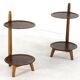 Set of 2 Edmund Jørgensen for Patent ANM side tables / nightstands