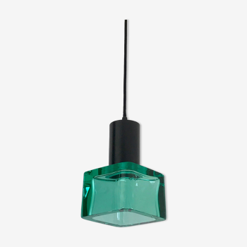 Flavio Poli pendant lamp for Seguso glass Murano, Italy 60s