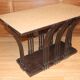 Table basse ou console en fer forgé art déco