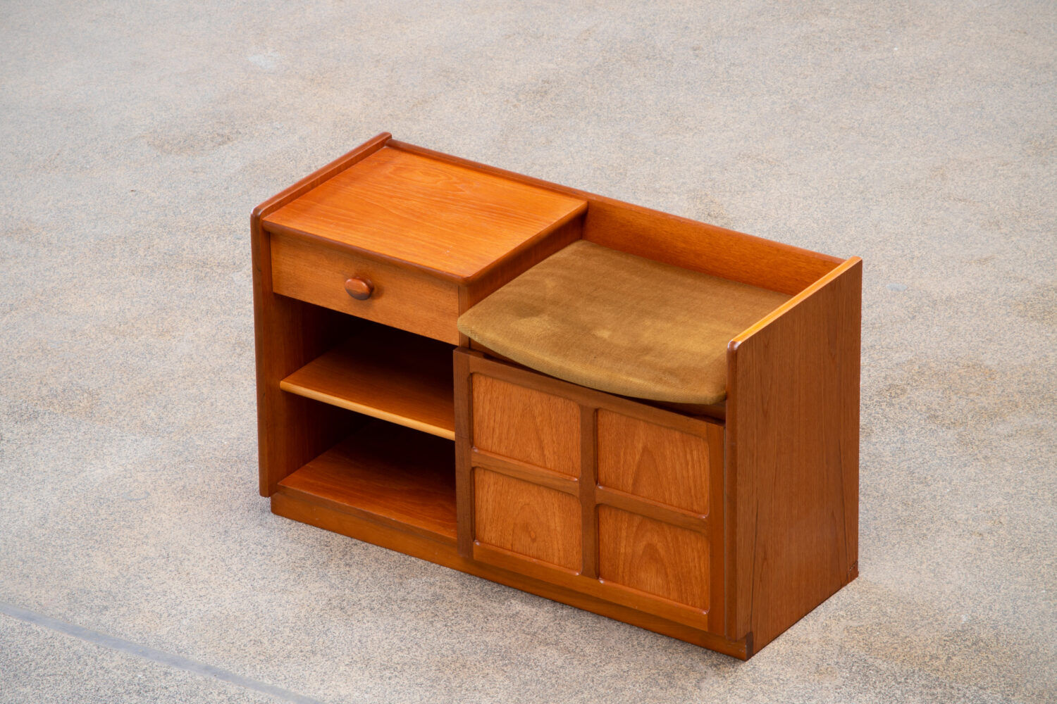 Scandinavian teak bench 1960
