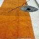 Moroccan handmade artisanal berber carpet magic orange eye 287 x 184 cm