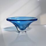 Large crystal glass fruit bowl by Focke & Meltzer Amsterdam