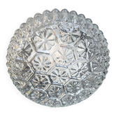 Plafonnier en verre vintage