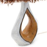 Colored ceramic lamp
