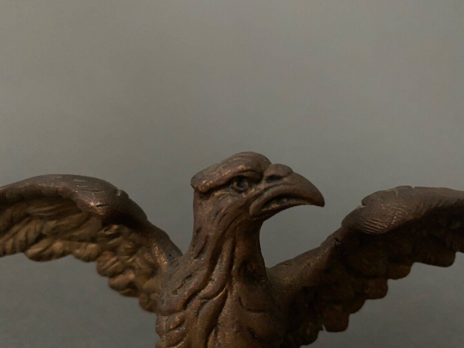 Three bronze eagles Napoleon III 19th century golden patina