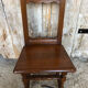 Ancienne chaise lorraine bébé enfant bois brut vintage