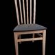 Chaise bistrot bois & simili cuir