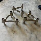 Set of 3 vintage Nagel candlesticks