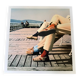 ⸻  Vintage Color Photograph from 1973 – Shoes on Wooden Deck