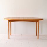 Scandinavian oval extending table