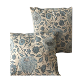 Two blue cushions