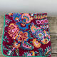 6 vintage Indian Simrane napkins