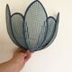 Applique en cannage fleur de lotus