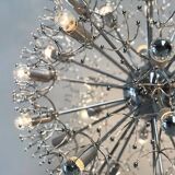 XL Chrome "Sputnik" chandelier