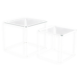 1960s pair of “Isocele” side tables by Max Sauze, France