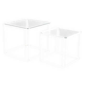 Paire de tables d'appoint "Isocele" des années 1960 par Max Sauze, France